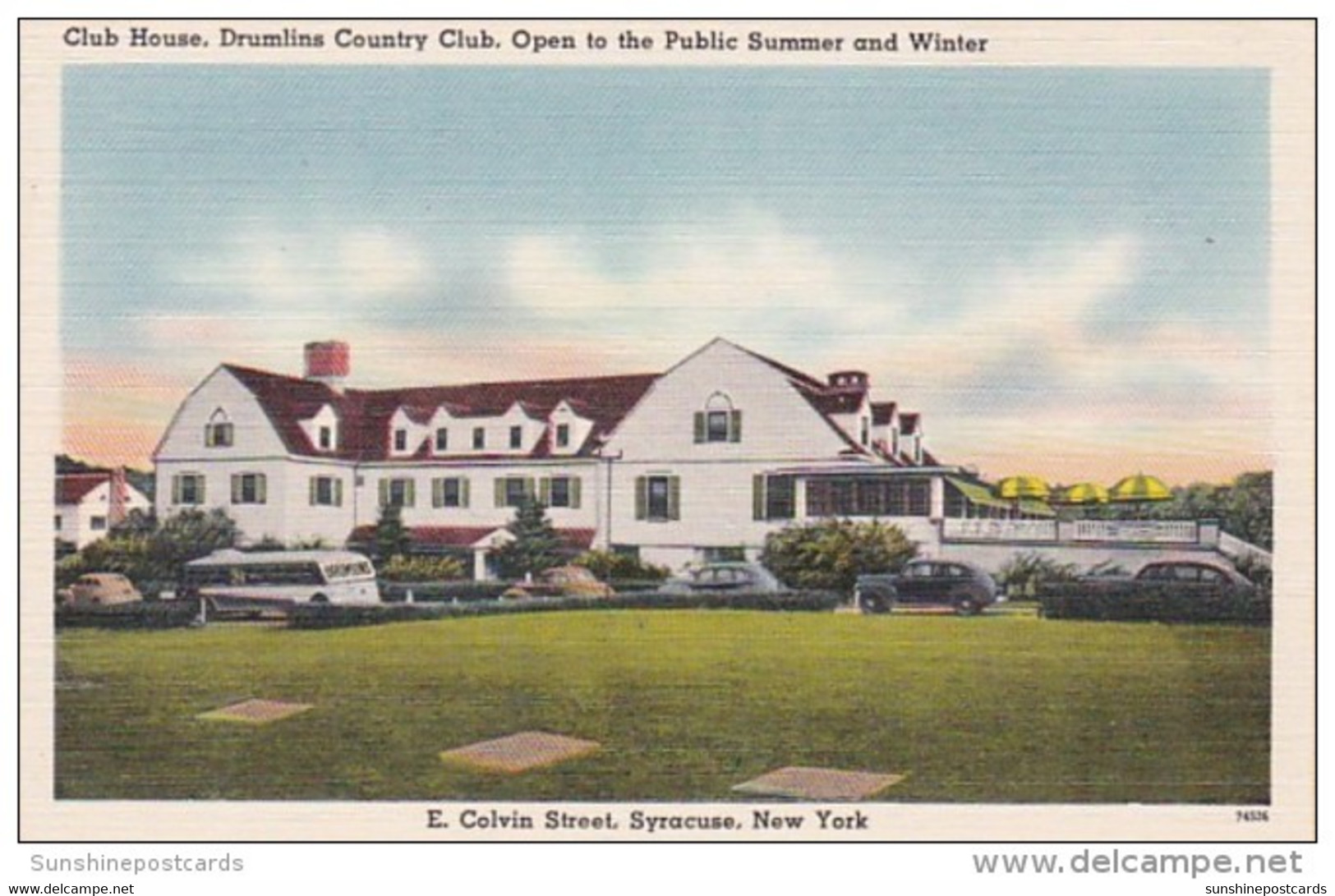 New York Syracuse Drumlins Country Club Club House - Syracuse