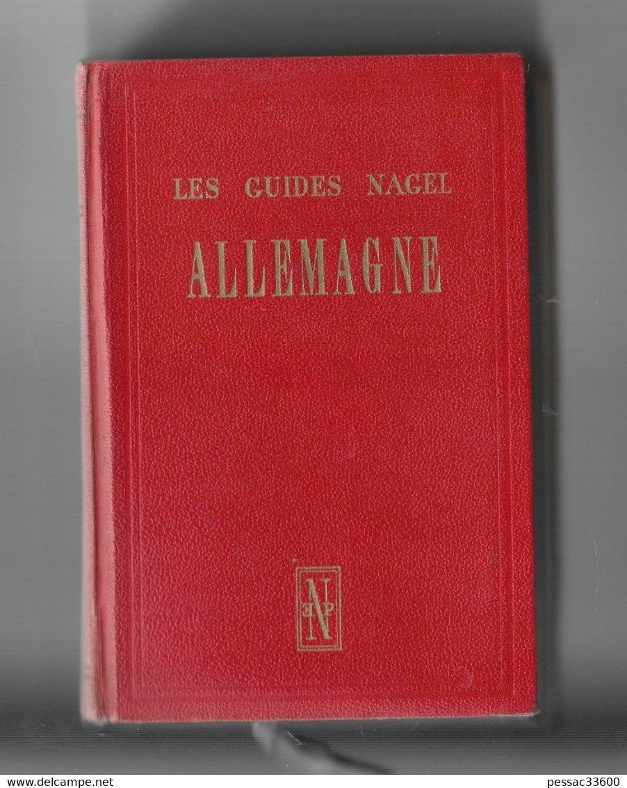 Lot De 2 Guides Nagel   Allemagne 1954  Et Thaïlande Et Angkor  1976 - Michelin (guide)
