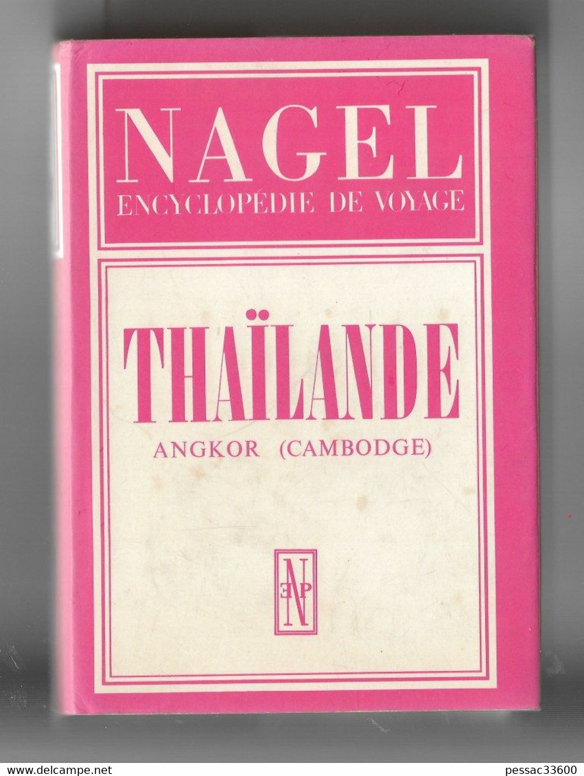 Lot De 2 Guides Nagel   Allemagne 1954  Et Thaïlande Et Angkor  1976 - Michelin (guide)
