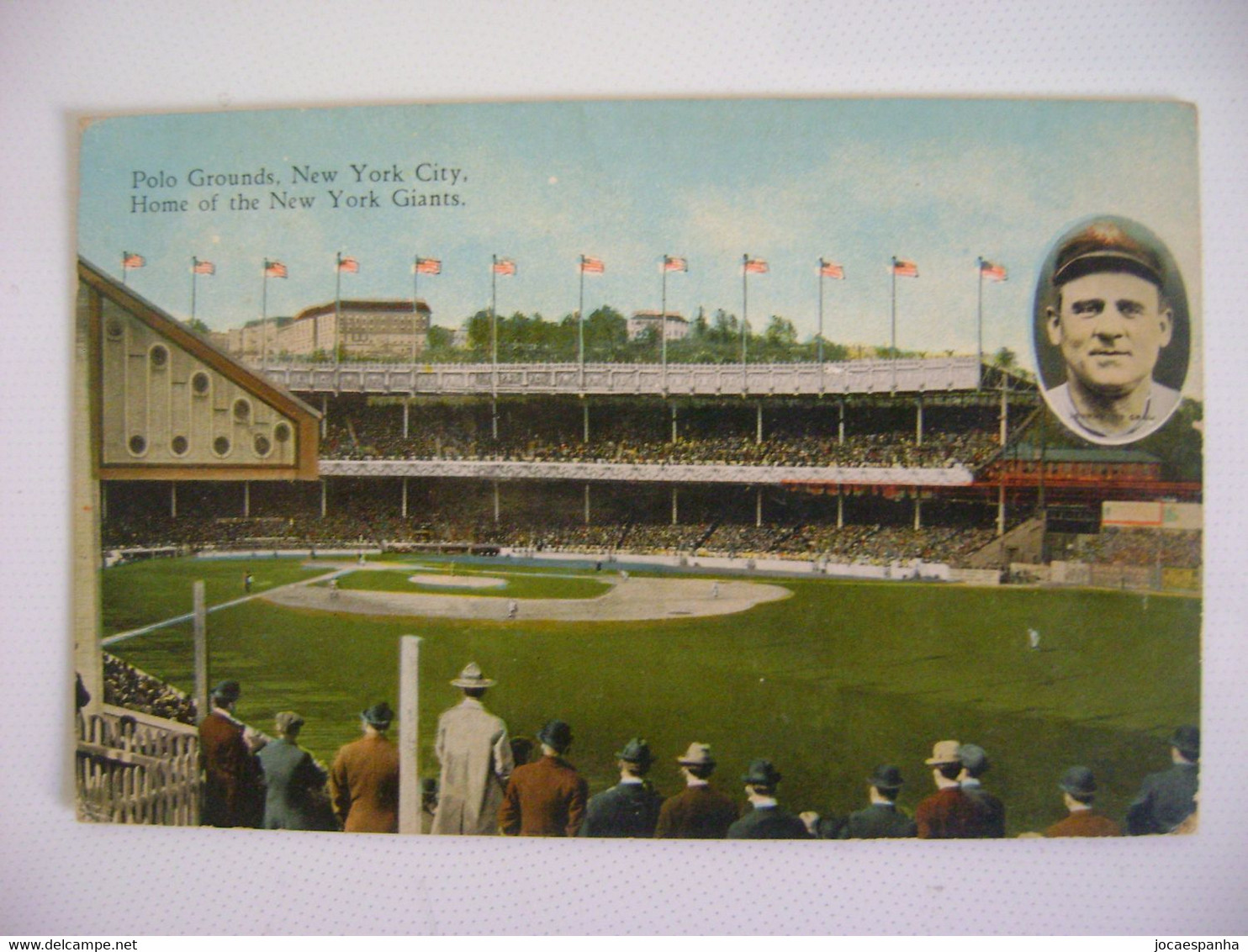 USA - CPA POLO GROUNDS NEW YORK CITY (GIANTS), Stadium, STADE, ESTADIO, IN THE STATE - Honkbal