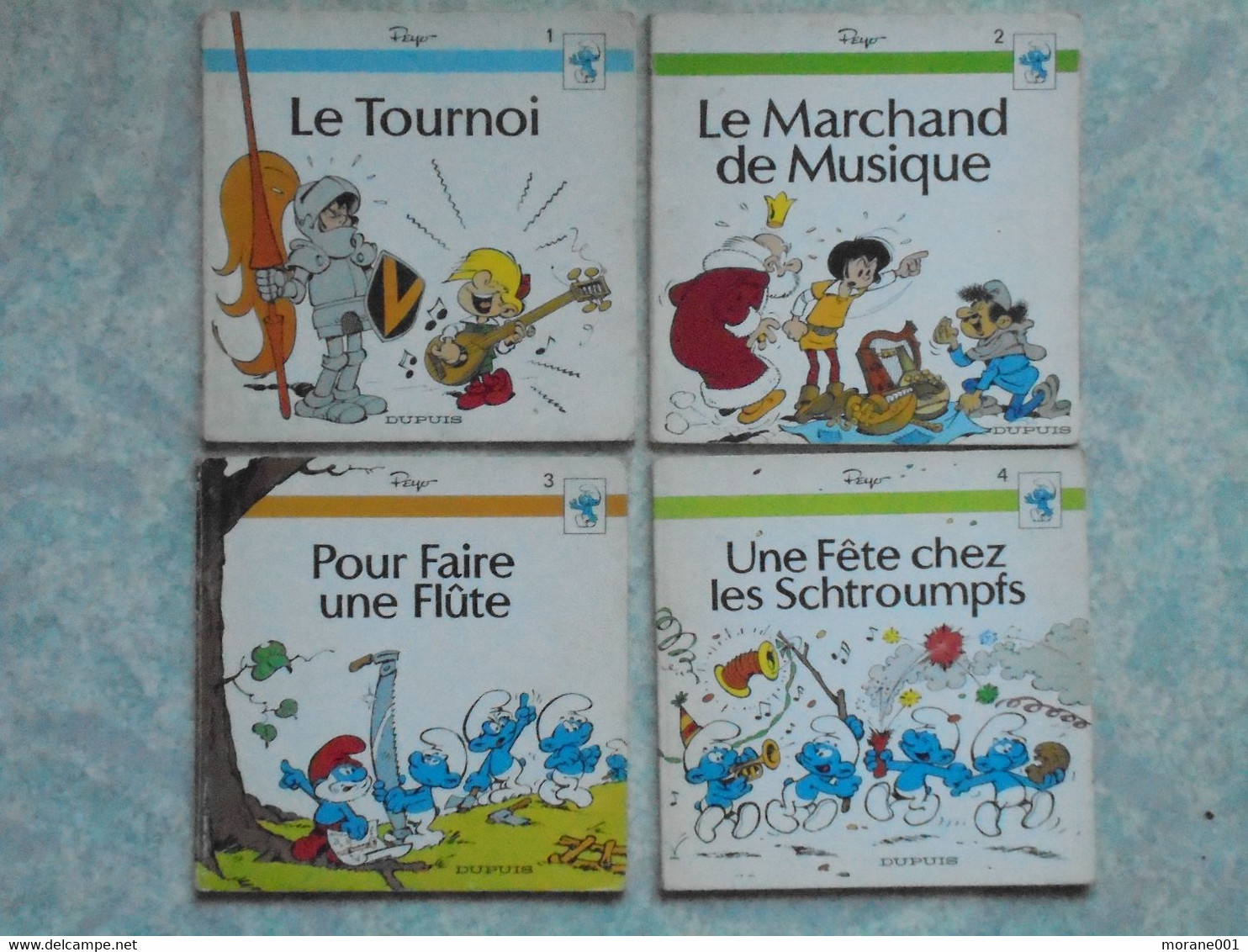 Peyo Lot De 4 Petits Albums Schtroumpfs Johan - Schtroumpfs, Les