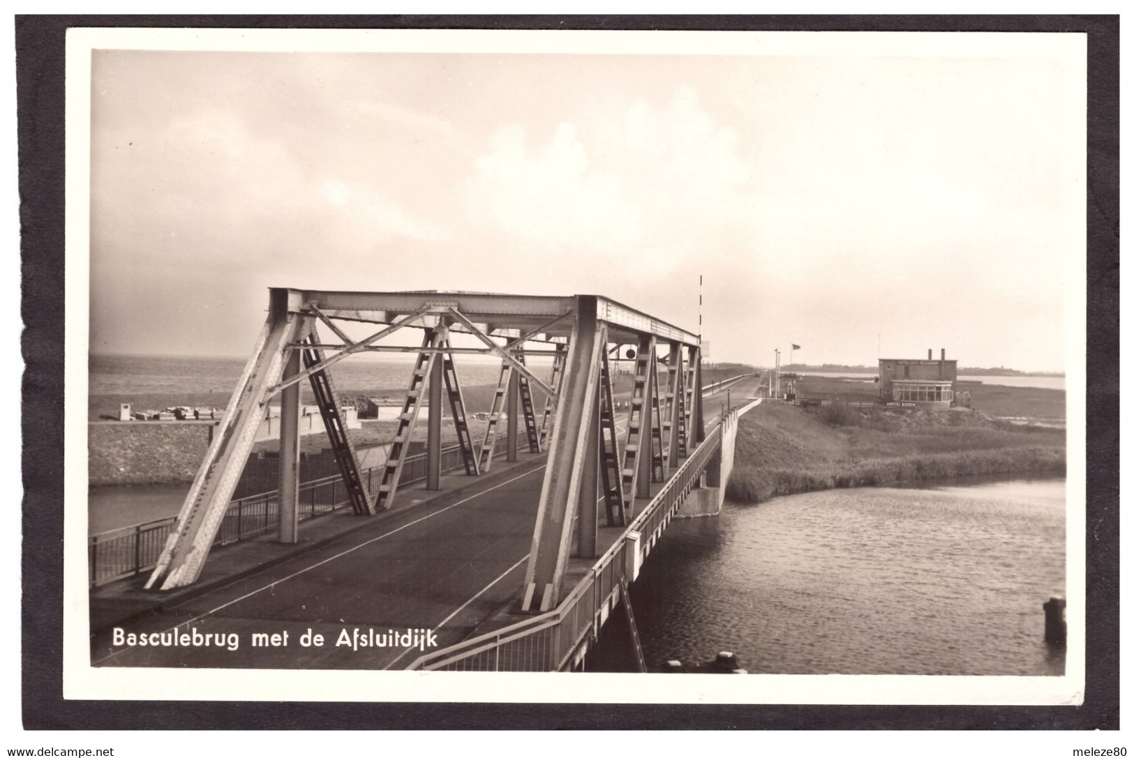 Pays-Bas  AFSLUITDIJK  Pont à Bascule  Années 1930   2 Scans - Den Oever (& Afsluitdijk)