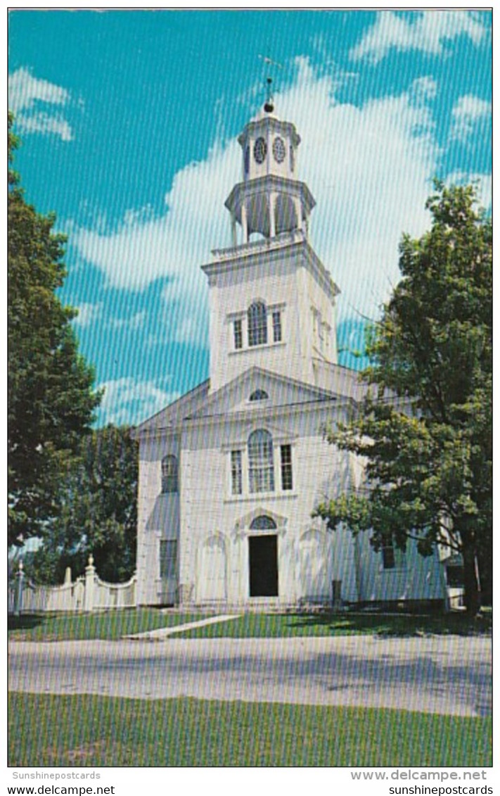 Vermont Old Bennington Old First Church 1962 - Bennington