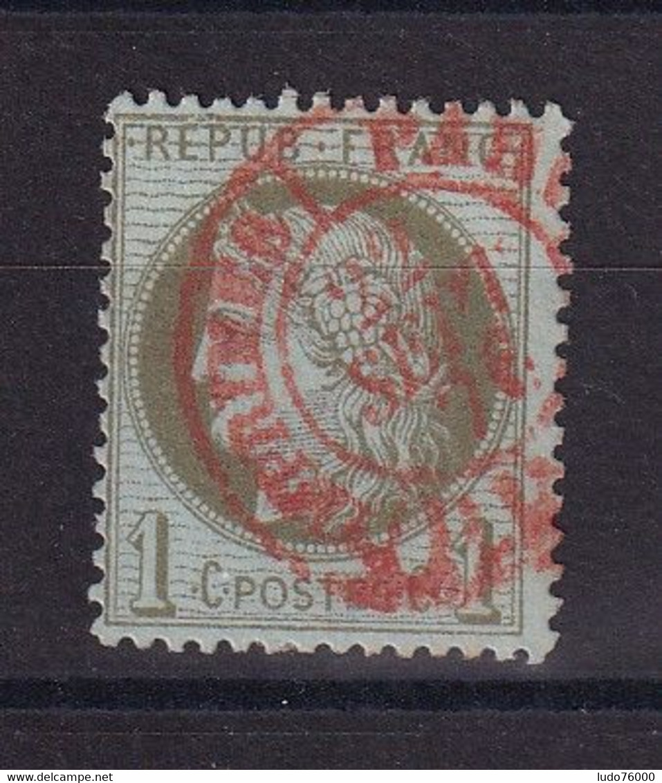 D 370 / LOT CERES N° 50 CACHET ROUGE COTE 25€ - 1871-1875 Ceres