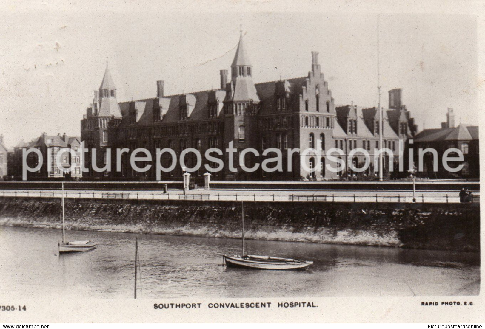 SOUTHPORT CONVALESCENT HOSPITAL OLD R/P POSTCARD LANCASHIRE - Southport