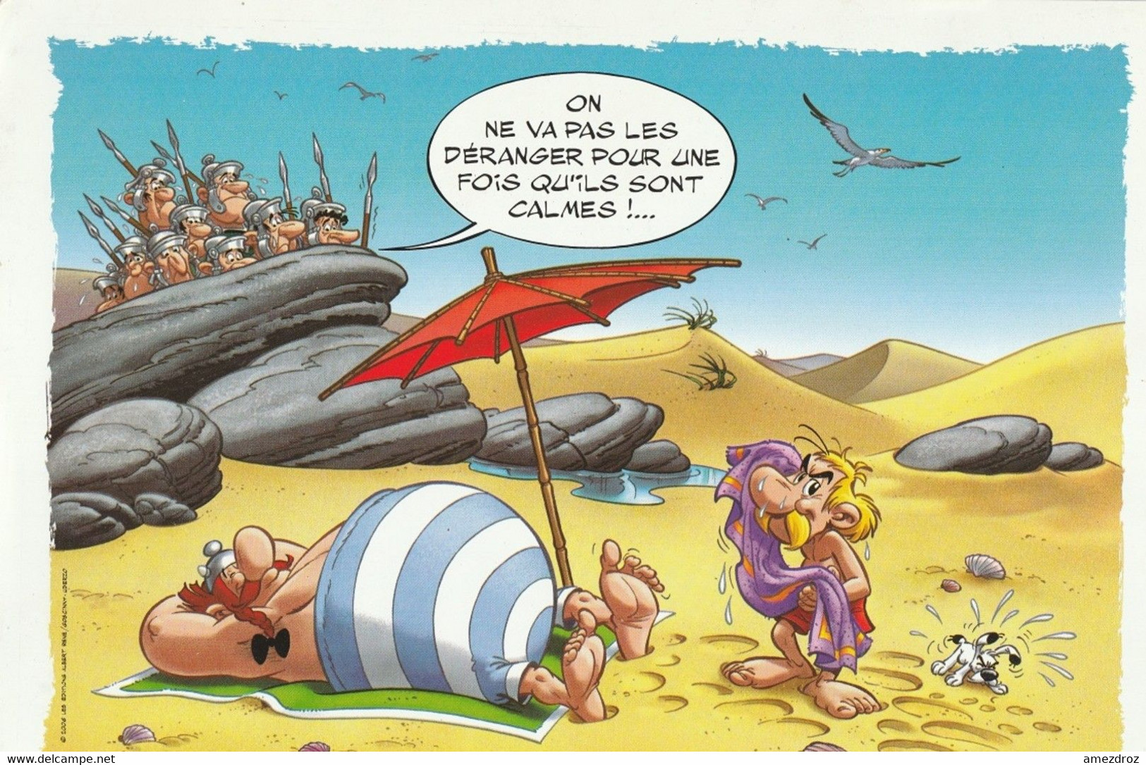 Astérix Sérigraphie Fête De La BD Tirage Limité à 10 000 Exemplaire, Parasol Rouge (et1) - Serigraphien & Lithographien