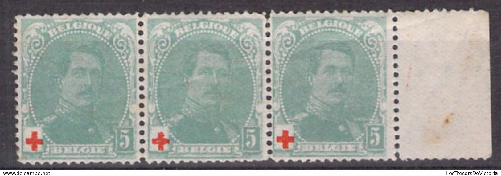 Belgique -  COB 129 **MNH X3 - 1914 - Cote 48 COB 2022 - - 1914-1915 Croix-Rouge