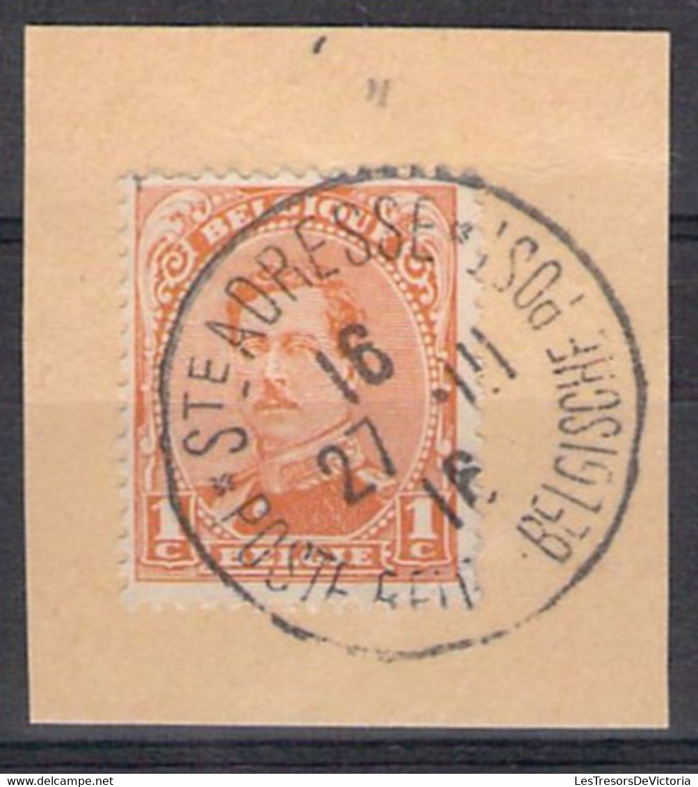 Belgique -  COB 13 Sur Lettre - 1915 - Cote 25 COB 2022 - 1915-1920 Albert I