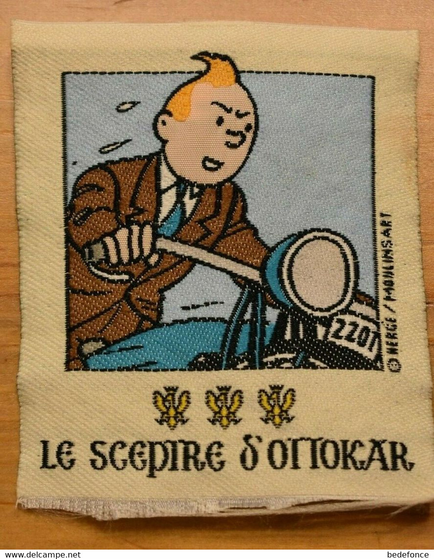 Tintin - étiquette En Tissu - Le Sceptre D'Ottokar - Vestuarios