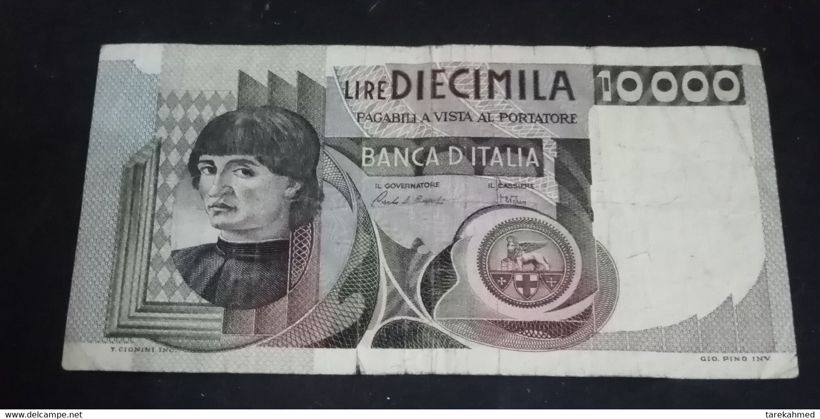 Italie, 10,000 Lire, 1982, 1982-11-03, KM:106a, - 10000 Lire