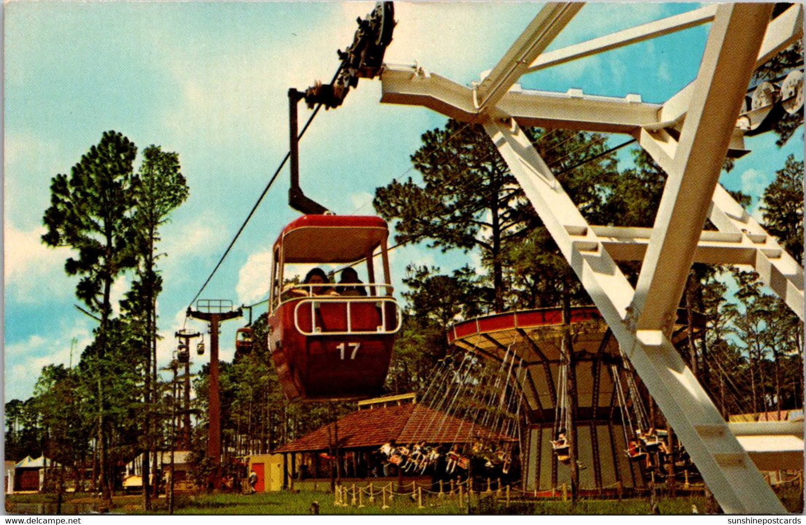 Florida Daytona Beach Marco Polo Park Sky Ride Arriving In India - Daytona