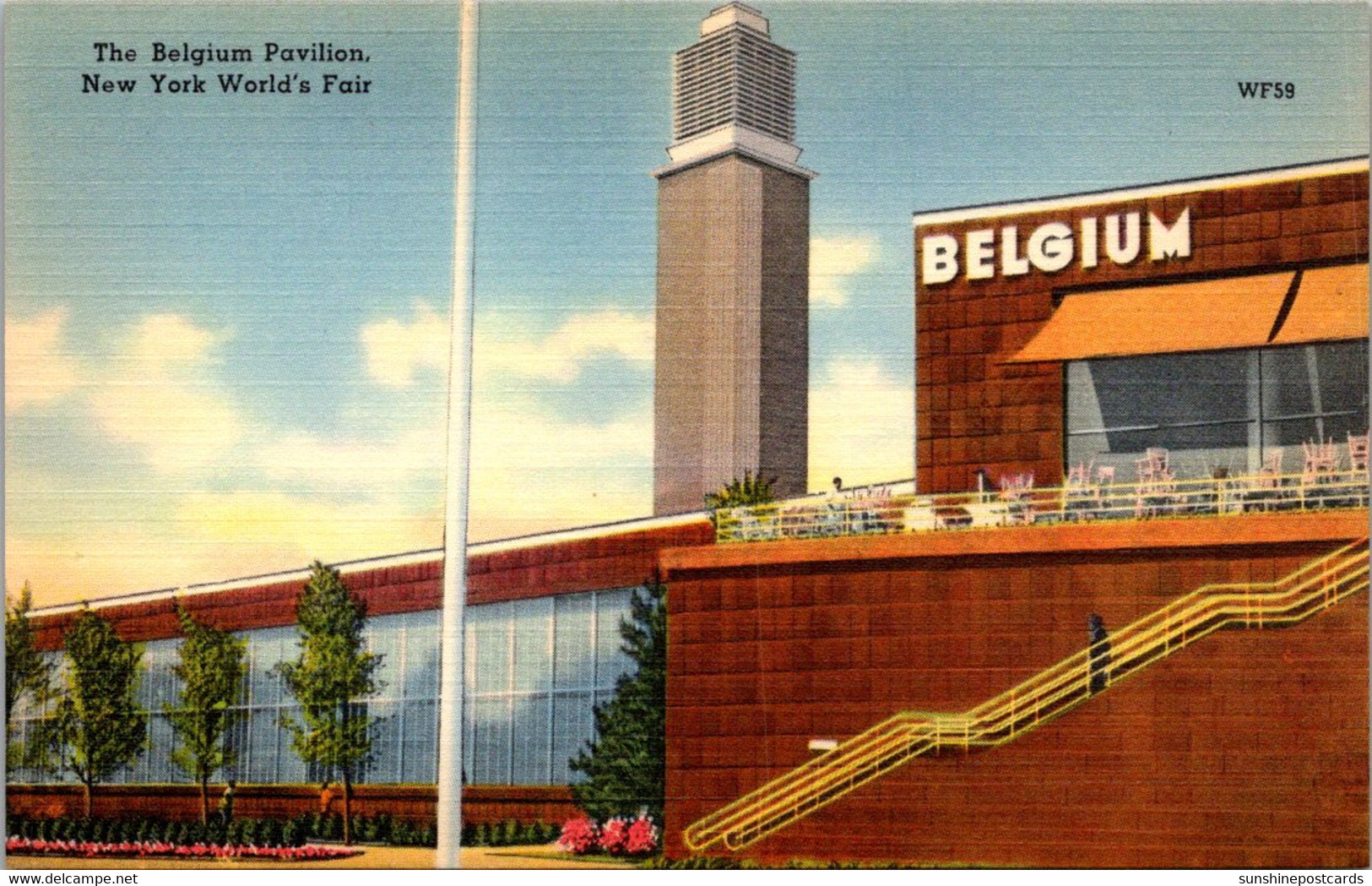 New York World's Fair 1939 The Belgium Pavilion - Exhibitions