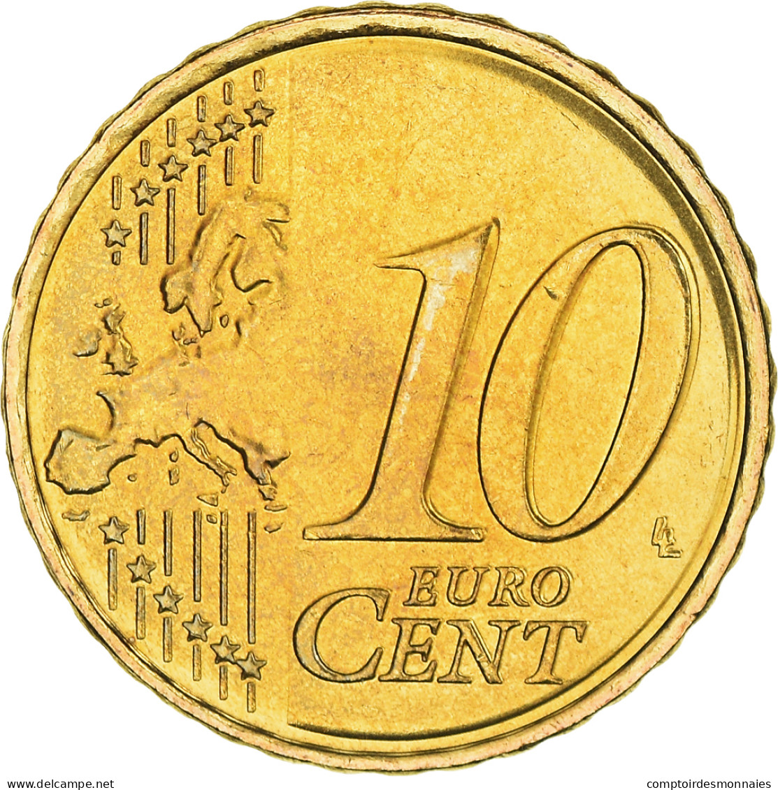 Chypre, 10 Euro Cent, 2012, SPL+, Laiton, KM:81 - Chypre