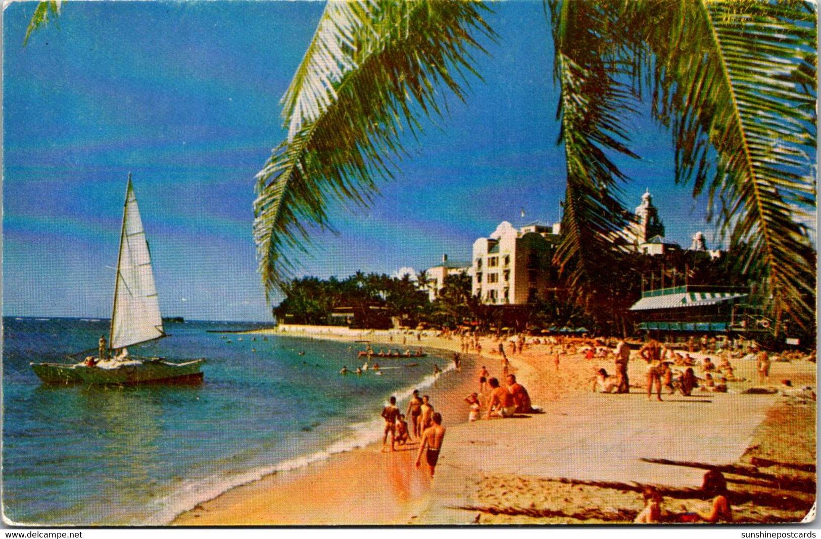 Hawaii Waikiki Beach And The Royal Hawaiian Hotel - Oahu