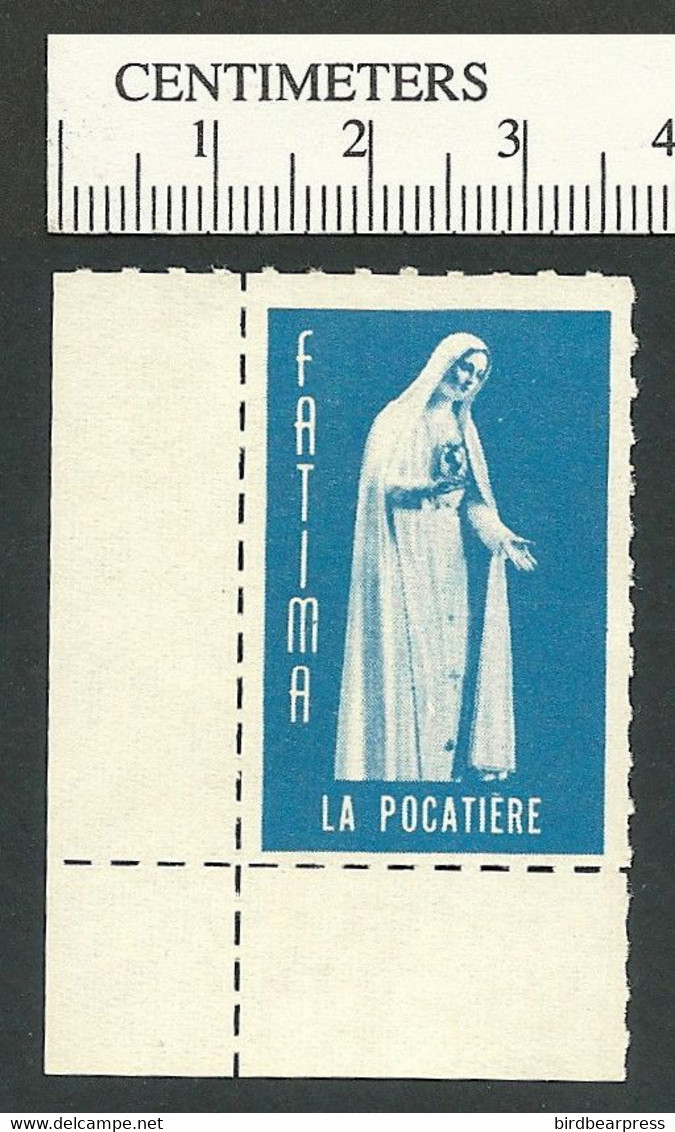 B68-77 CANADA Fatima La Pocatiere Religious Seal 1 MNH - Werbemarken (Vignetten)