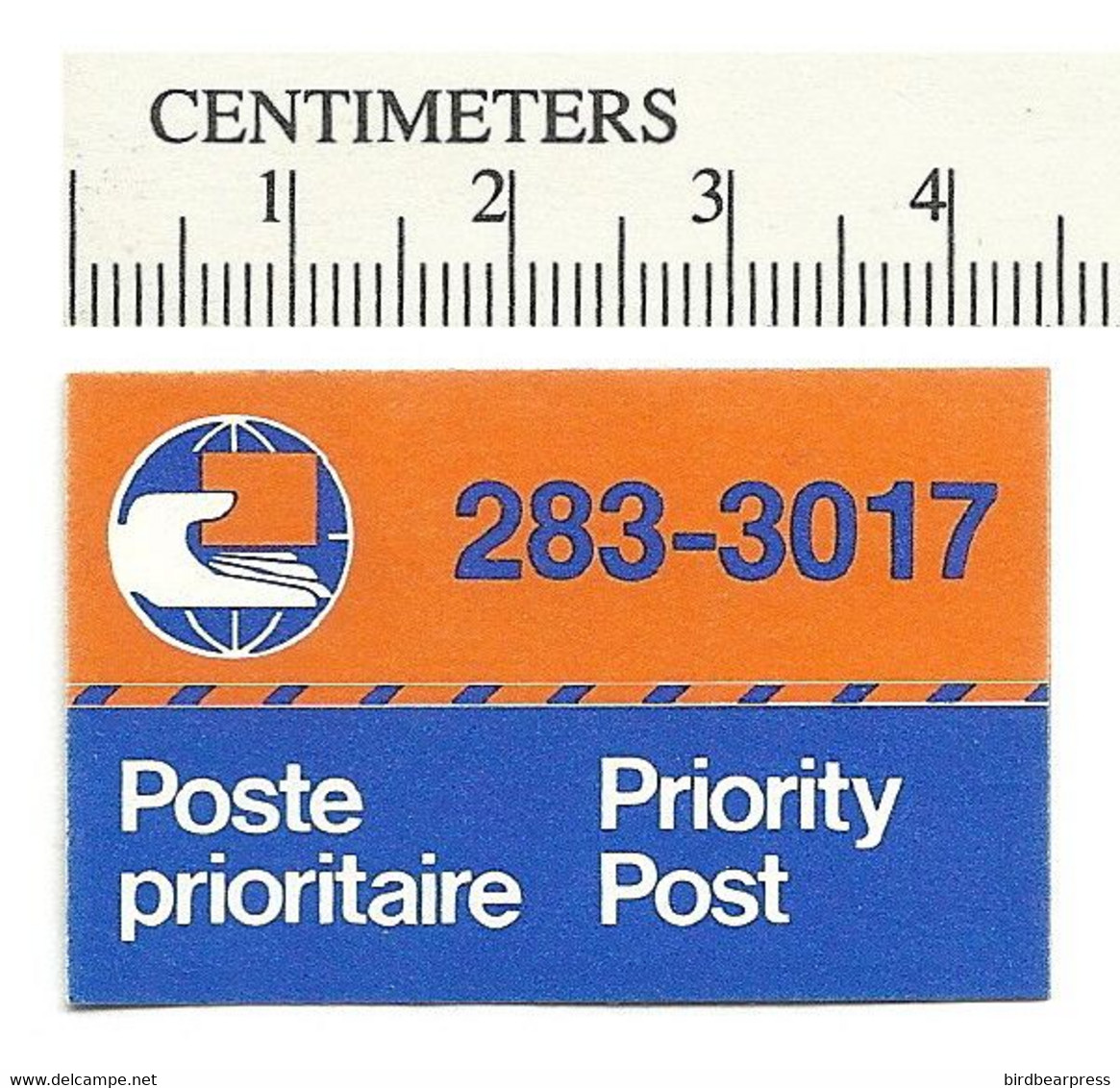 B68-82 CANADA Priority Post Etiquette MNH - Vignettes Locales Et Privées