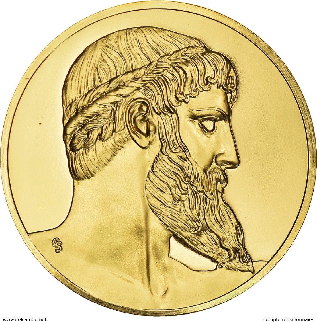 États-Unis, Médaille, The Art Treasures Of Ancient Greece, Poseidon, 1980 - Otros & Sin Clasificación