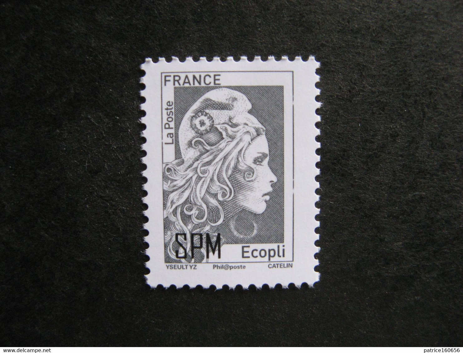 Saint Pierre Et Miquelon: TB Marianne L'Engagée Grise 2021, écopli, Neuf XX. - Unused Stamps