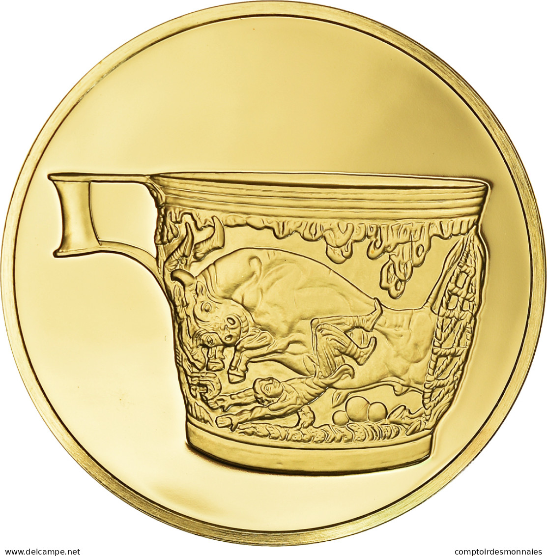 États-Unis, Médaille, The Art Treasures Of Ancient Greece, Vapheio Cup, 1980 - Other & Unclassified