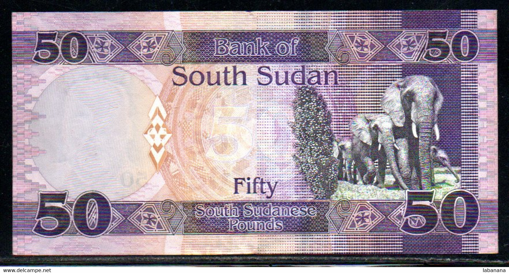 659-Soudan Du Sud 50 Pounds 2017 AJ353 - Südsudan