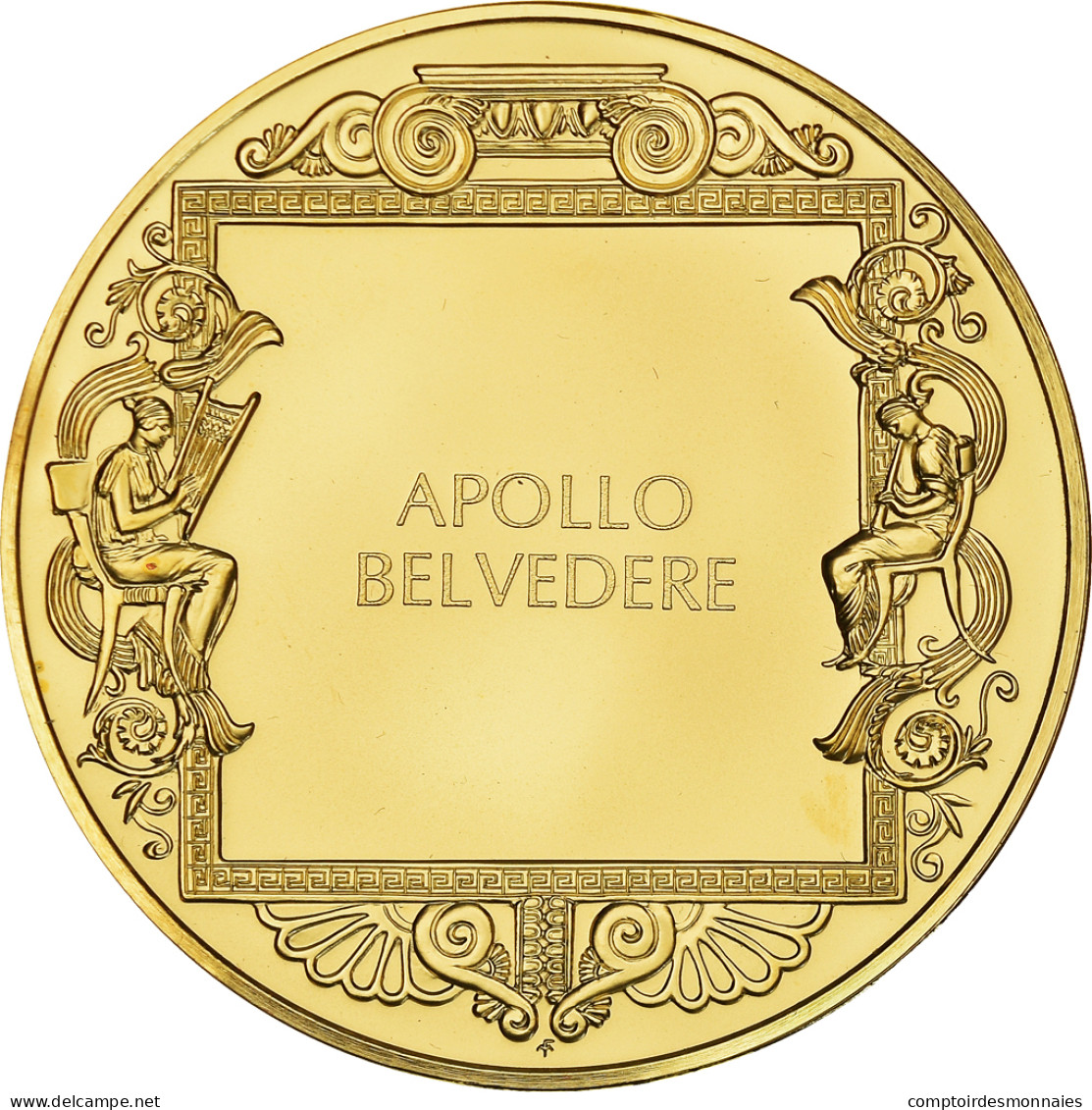 États-Unis, Médaille, The Art Treasures Of Ancient Greece, Apollo Belvedere - Otros & Sin Clasificación