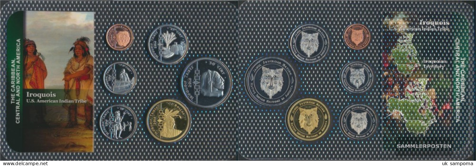 U.S. 2016 Stgl./unzirkuliert Kursmünzen Stgl./unzirkuliert 2016 1 CENT Until 1 US Dollars Iroquois - Proof Sets