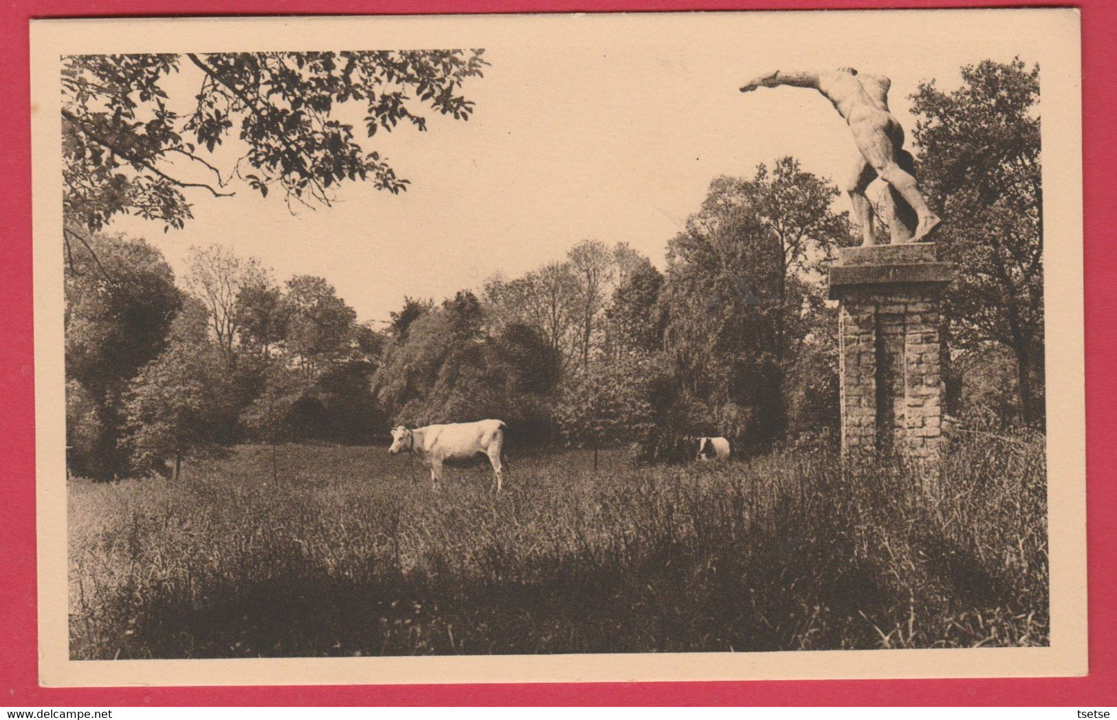 Fleurus / Ligny  - Château De Plomcot ... Le Parc  ( Voir Verso ) - Fleurus