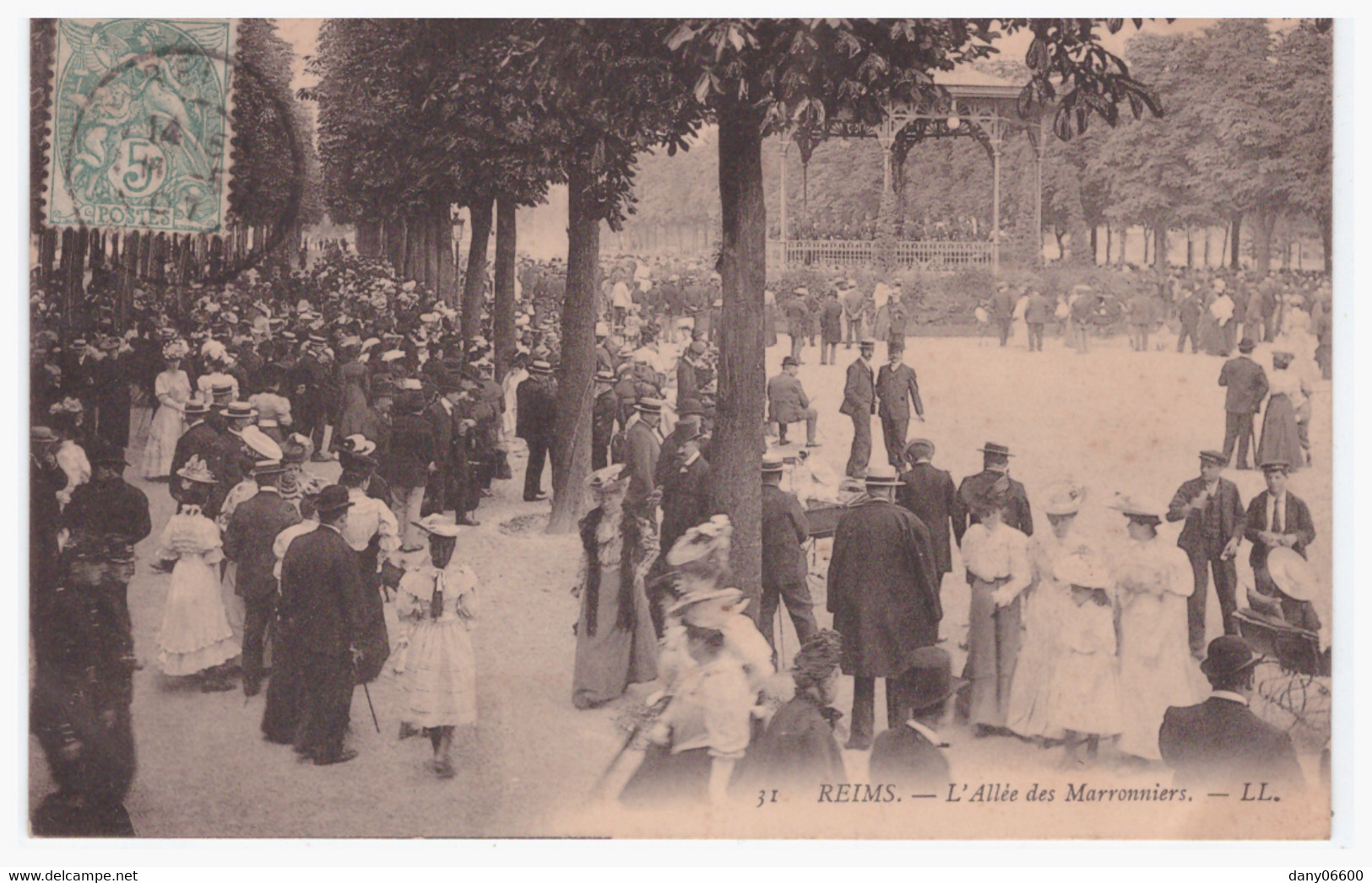 REIMS - L'Allée Des Maronniers (carte Animée) - Reims