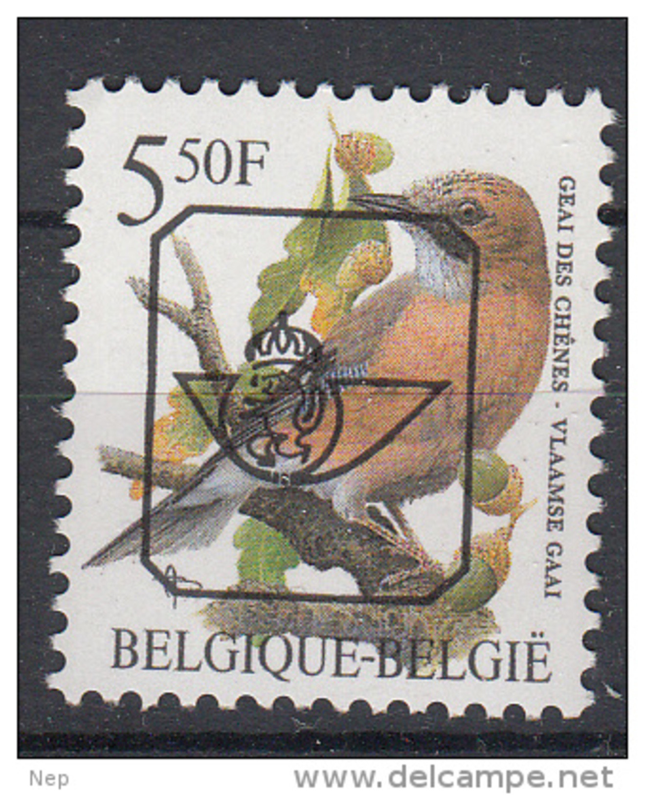 BELGIË - OBP - PREO - Nr 827B P6a - MNH** - Typos 1986-96 (Oiseaux)