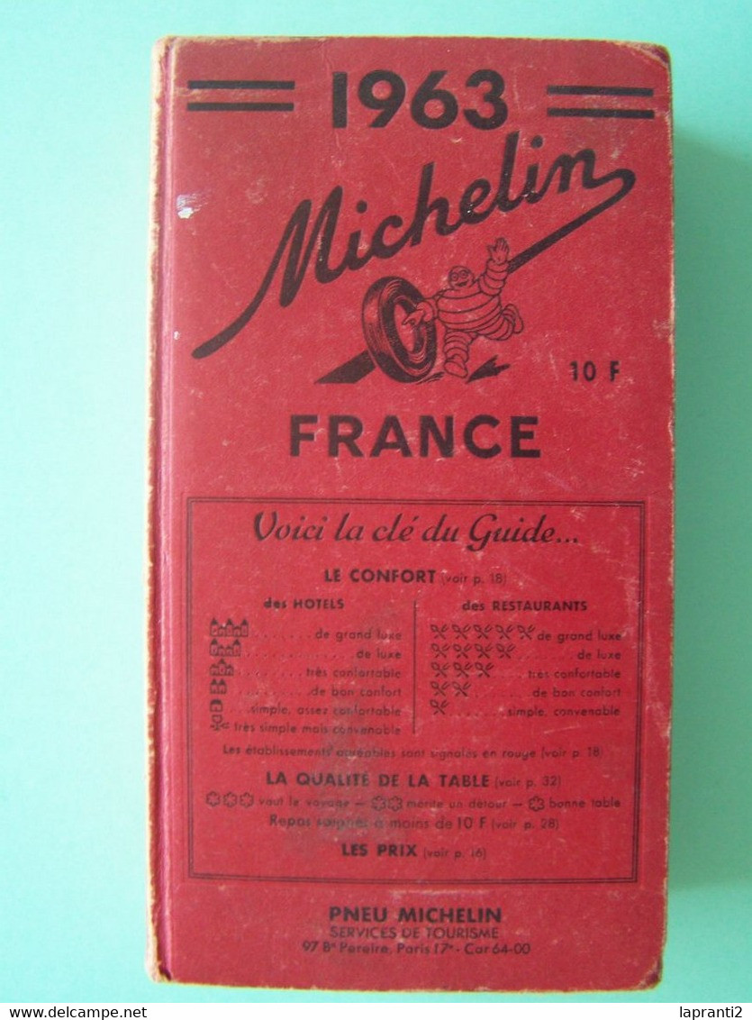 GUIDE MICHELIN. FRANCE. ANNEE 1963. - Michelin-Führer