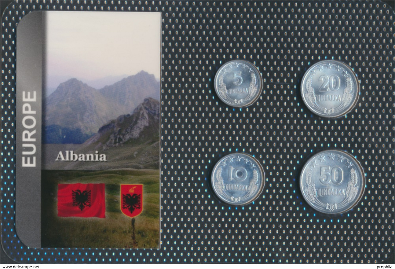 Albanien 1964 Stgl./unzirkuliert Kursmünzen 1964 5 Qindarka Bis 50 Qindarka (9764083 - Albania