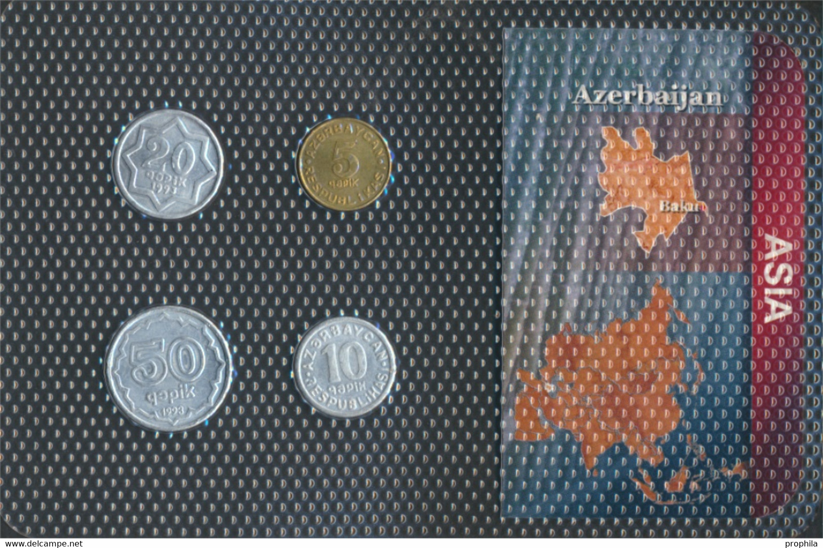 Aserbaidschan Stgl./unzirkuliert Kursmünzen Stgl./unzirkuliert Ab 1992 5 Qapik Bis 50 Qapik (9764060 - Aserbaidschan