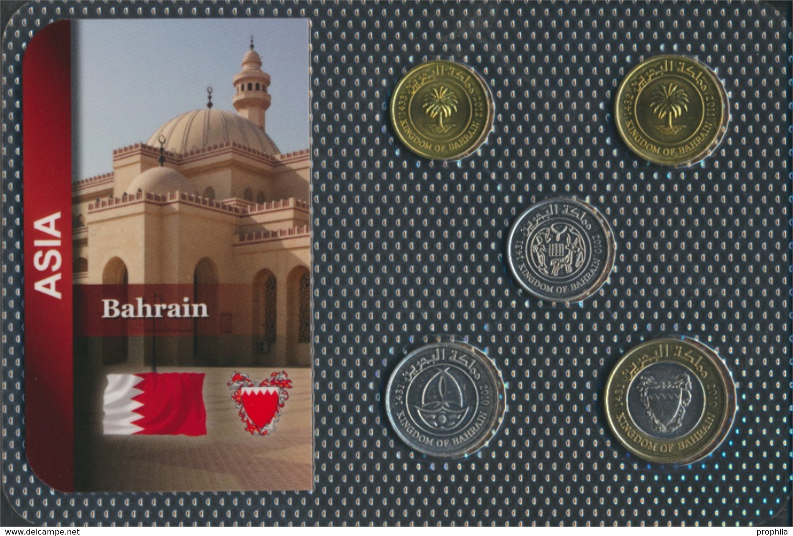 Bahrain Inseln Stgl./unzirkuliert Kursmünzen Stgl./unzirkuliert Ab 2002 5 Fils Bis 100 Fils (9764056 - Bahrein