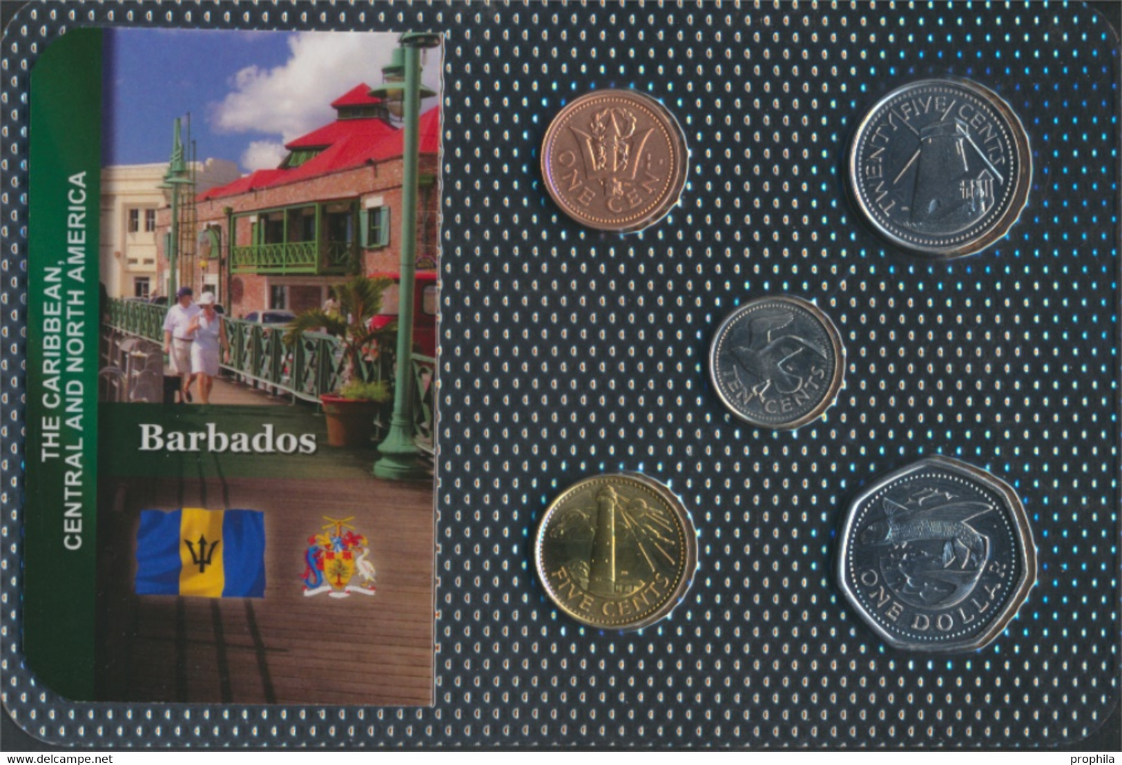 Barbados Stgl./unzirkuliert Kursmünzen Stgl./unzirkuliert Ab 1973 1 Cent Bis 1 Dollar (9764046 - Barbados (Barbuda)