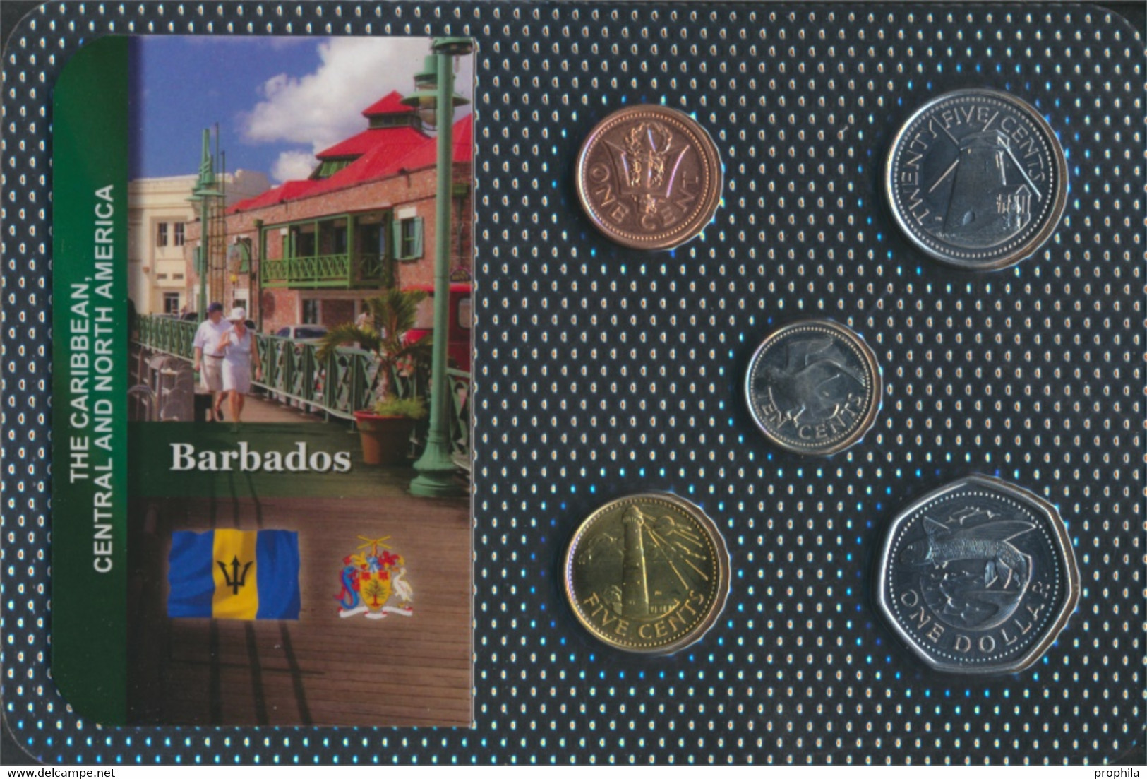 Barbados Stgl./unzirkuliert Kursmünzen Stgl./unzirkuliert Ab 1973 1 Cent Bis 1 Dollar (9764048 - Barbados
