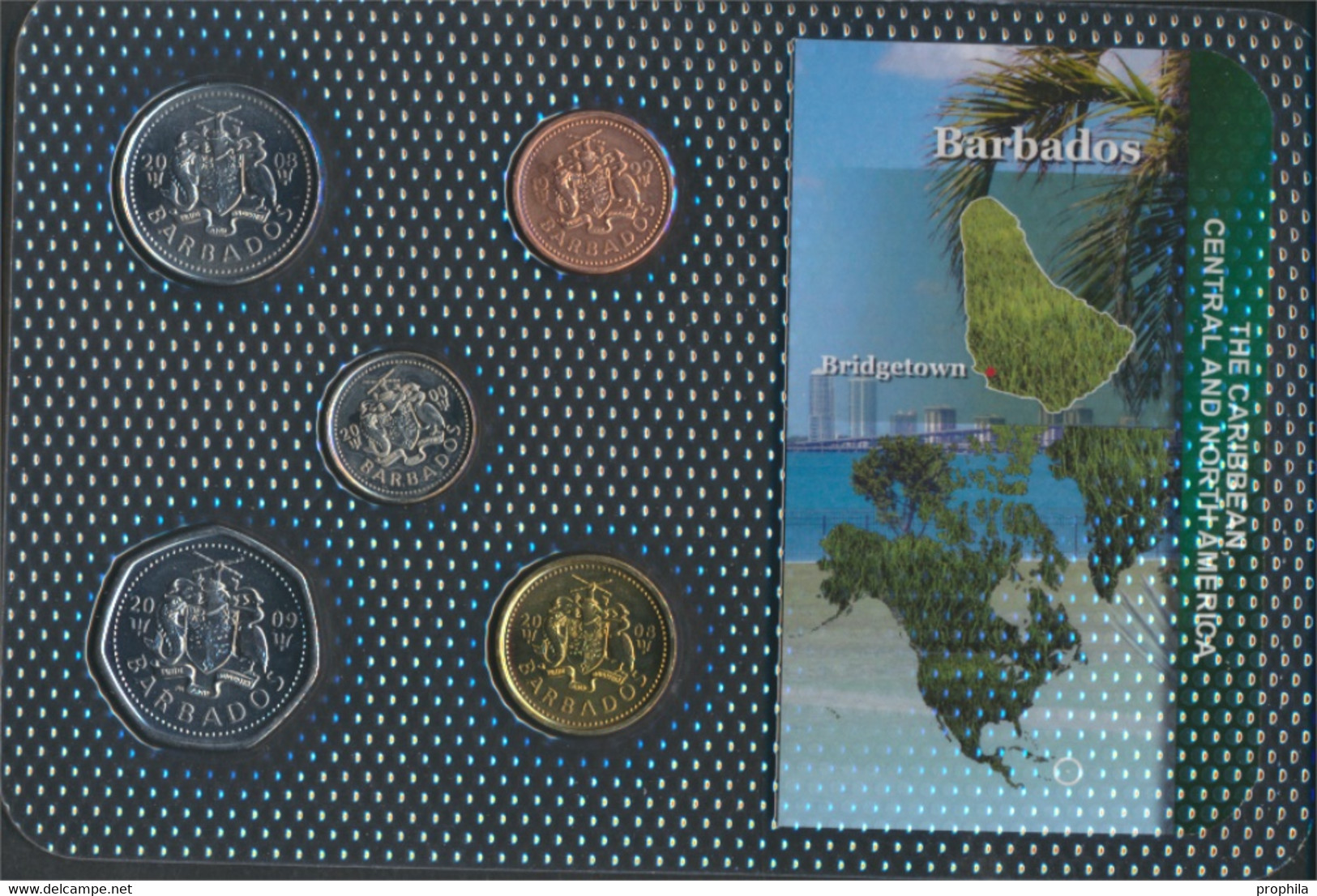 Barbados Stgl./unzirkuliert Kursmünzen Stgl./unzirkuliert Ab 1973 1 Cent Bis 1 Dollar (9764048 - Barbados (Barbuda)