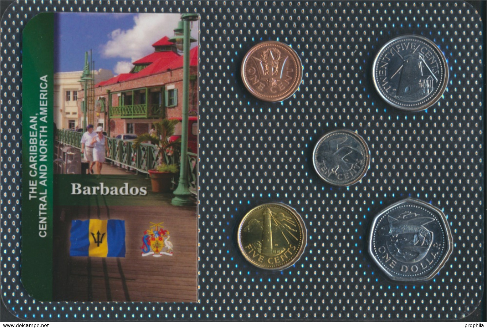 Barbados Stgl./unzirkuliert Kursmünzen Stgl./unzirkuliert Ab 1973 1 Cent Bis 1 Dollar (9764049 - Barbados (Barbuda)