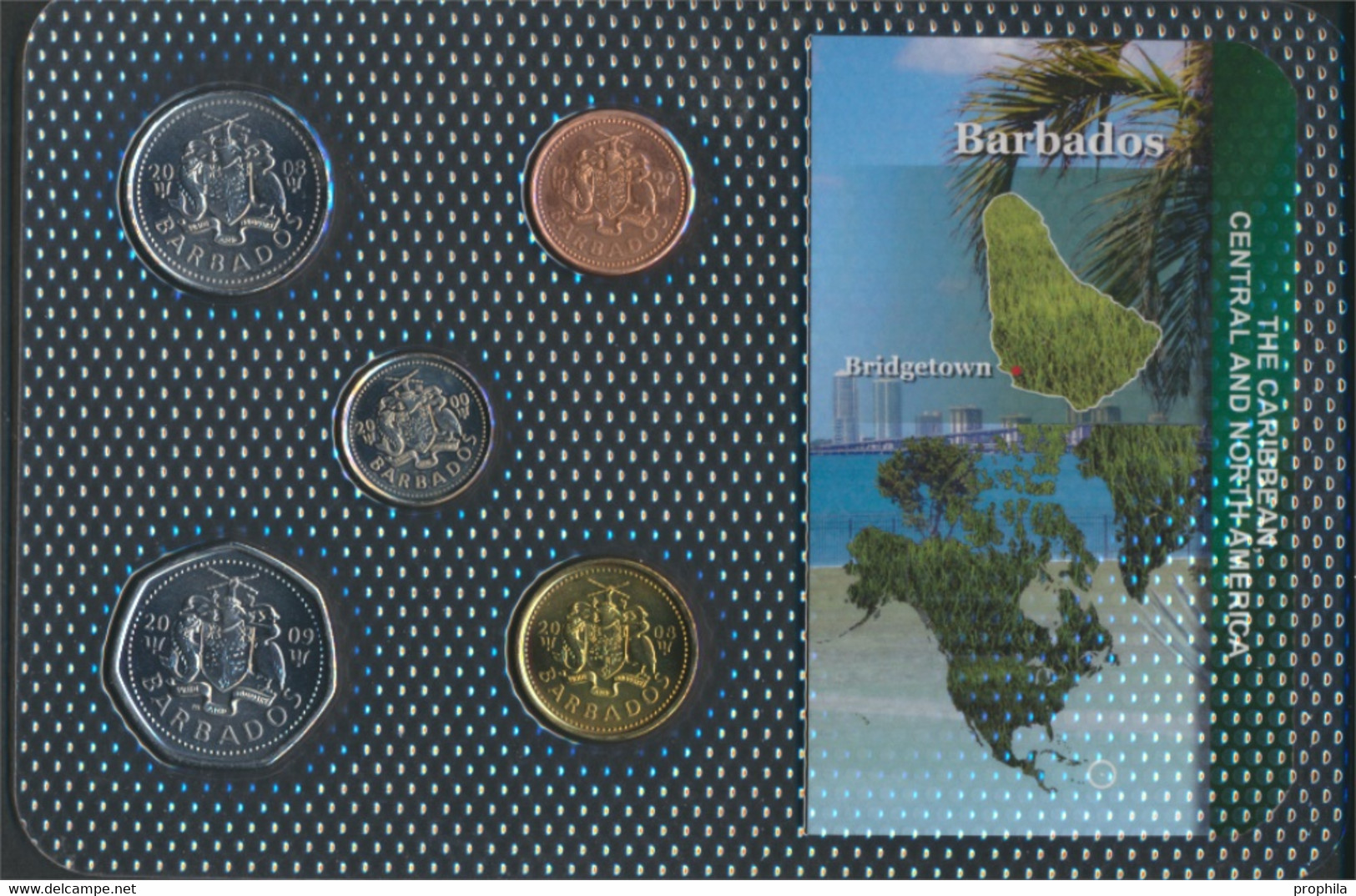 Barbados Stgl./unzirkuliert Kursmünzen Stgl./unzirkuliert Ab 1973 1 Cent Bis 1 Dollar (9764049 - Barbades