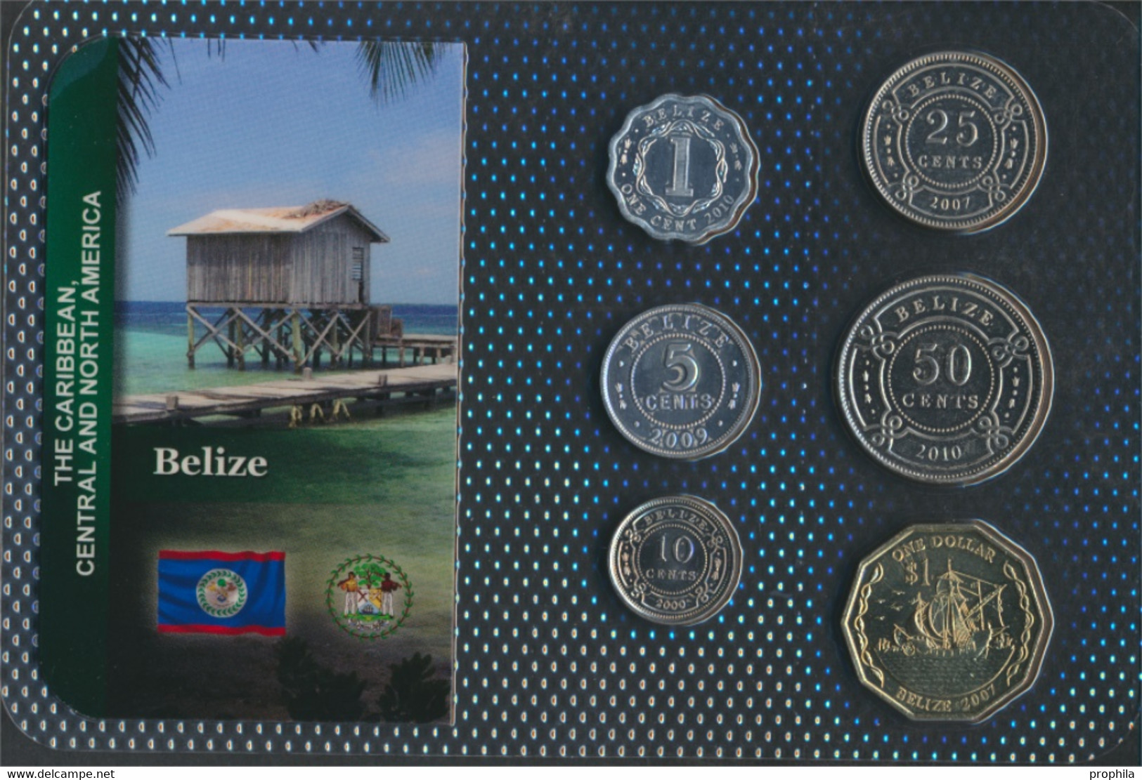 Belize Stgl./unzirkuliert Kursmünzen Stgl./unzirkuliert Ab 1974 1 Cent Bis 1 Dollar (9764039 - Belize