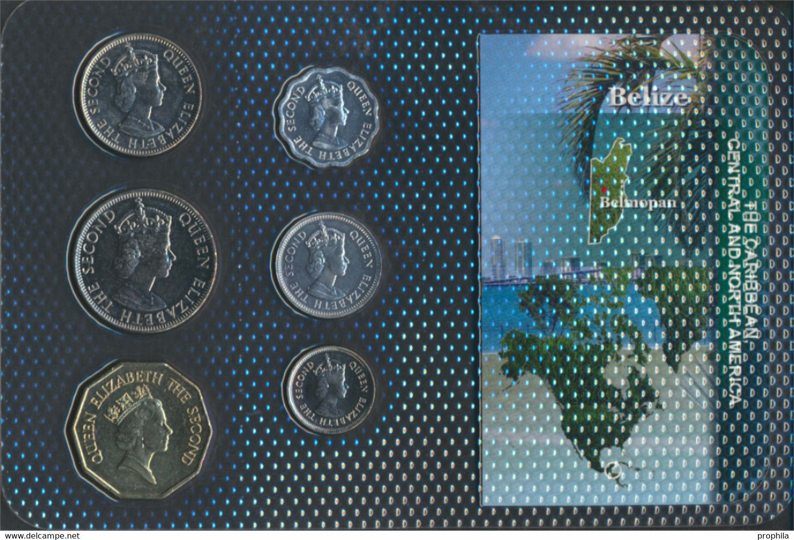 Belize Stgl./unzirkuliert Kursmünzen Stgl./unzirkuliert Ab 1974 1 Cent Bis 1 Dollar (9764039 - Belize