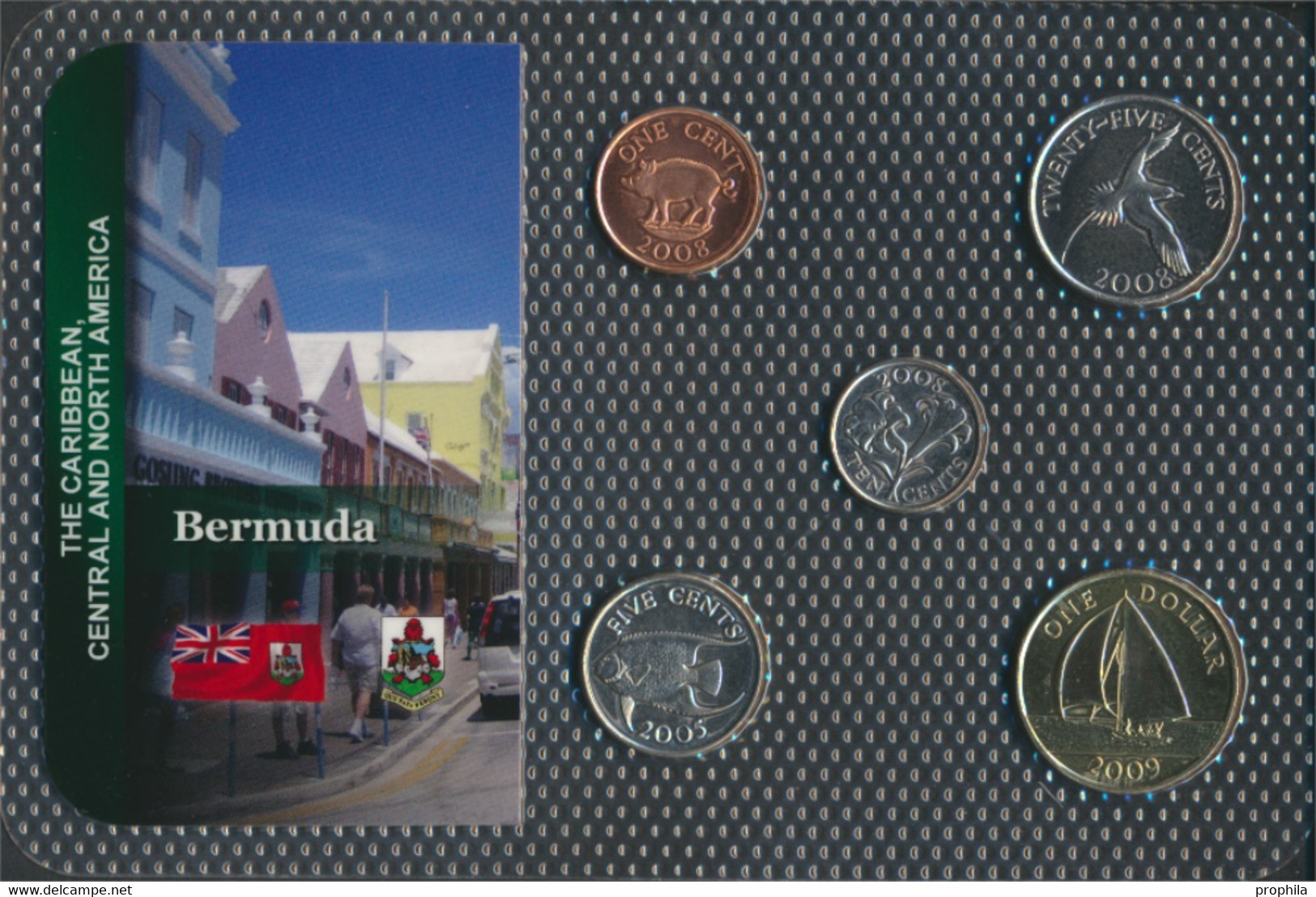 Bermuda-Inseln Stgl./unzirkuliert Kursmünzen Stgl./unzirkuliert Ab 1999 1 Cent Bis 1 Dollar (9764033 - Bermudas