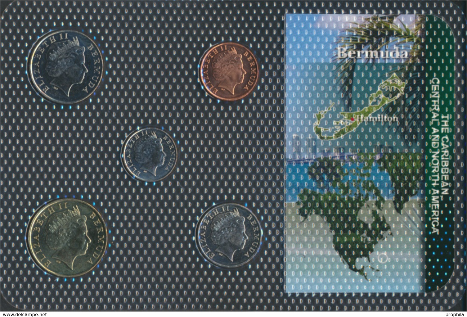 Bermuda-Inseln Stgl./unzirkuliert Kursmünzen Stgl./unzirkuliert Ab 1999 1 Cent Bis 1 Dollar (9764034 - Bermuda