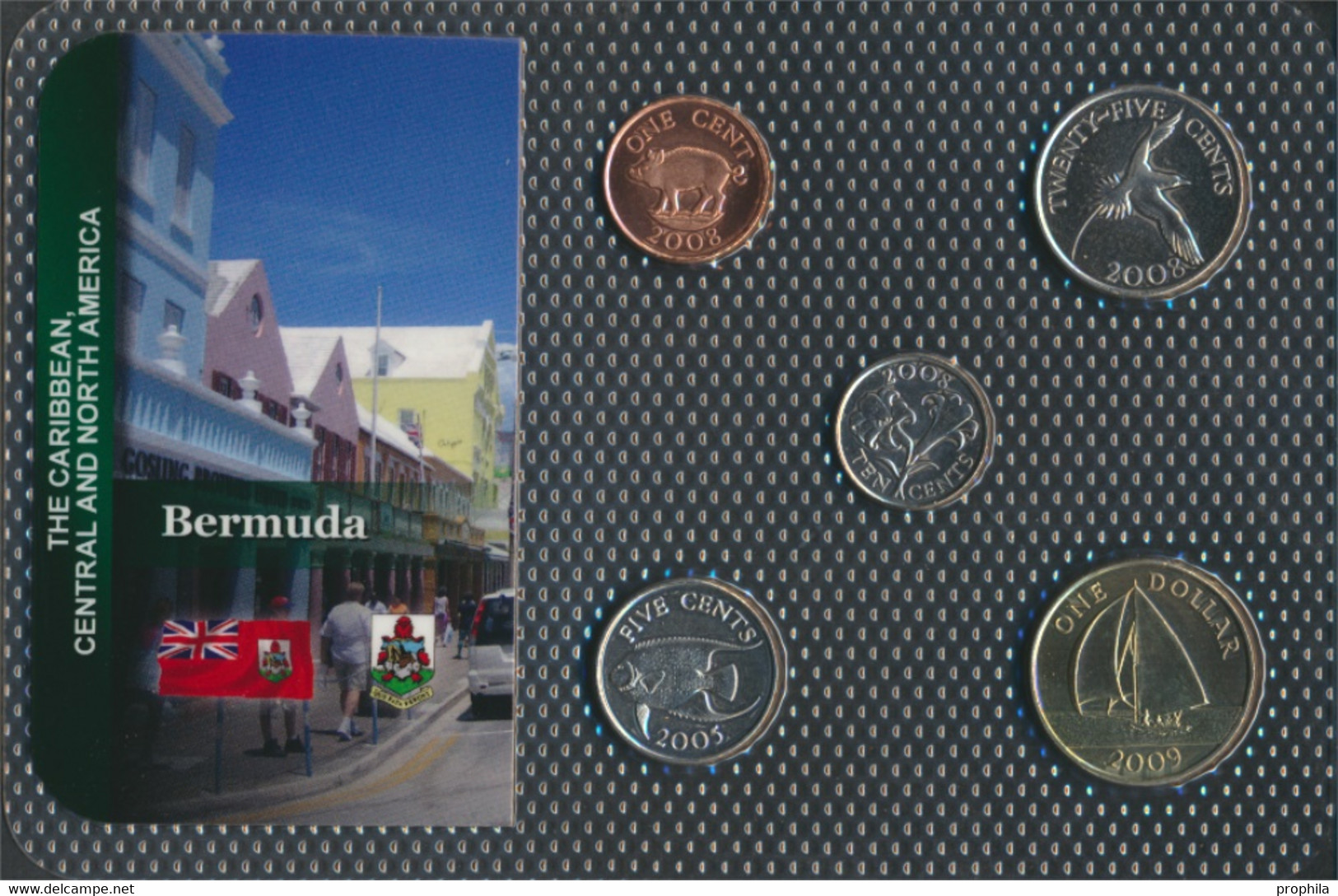 Bermuda-Inseln Stgl./unzirkuliert Kursmünzen Stgl./unzirkuliert Ab 1999 1 Cent Bis 1 Dollar (9764035 - Bermudes