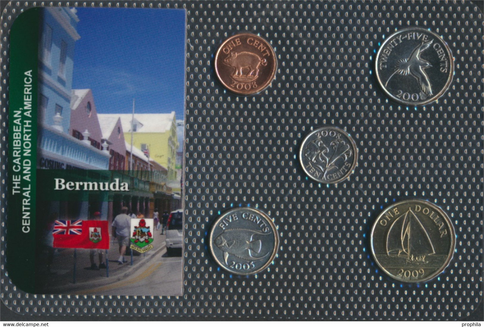 Bermuda-Inseln Stgl./unzirkuliert Kursmünzen Stgl./unzirkuliert Ab 1999 1 Cent Bis 1 Dollar (9764036 - Bermudes