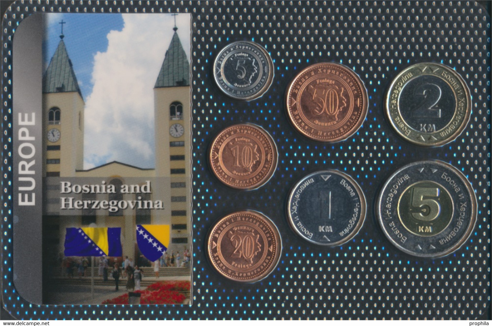 Bosnien-Herzegowina Stgl./unzirkuliert Kursmünzen Stgl./unzirkuliert Ab 1998 5 Feninga Bis 5 Konvertible Mark (9764223 - Bosnien-Herzegowina