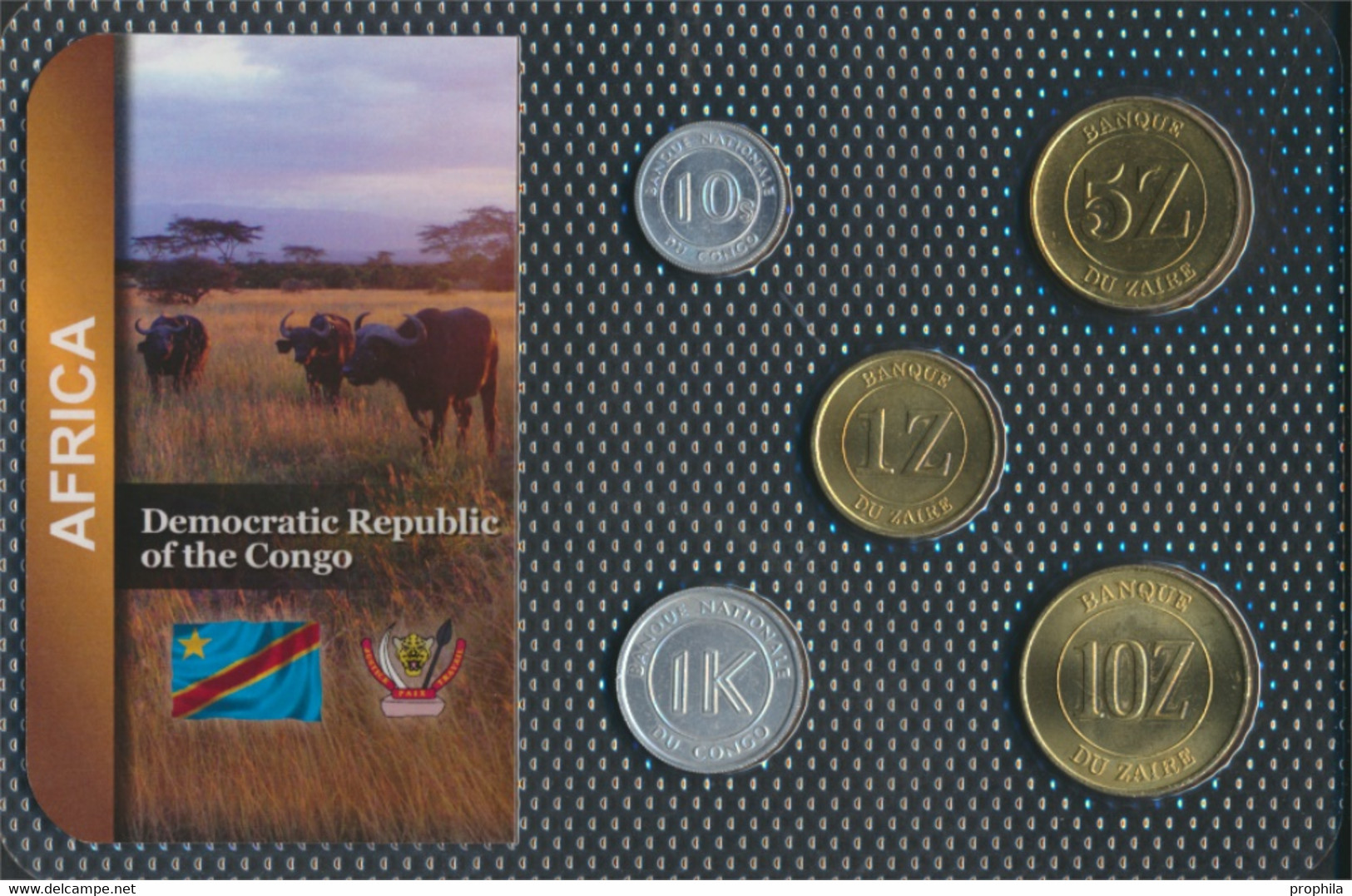 Kongo (Kinshasa) Stgl./unzirkuliert Kursmünzen Stgl./unzirkuliert Ab 1967 10 Sengi Bis 10 Zaires (9764165 - Congo (Democratische Republiek 1964-70)