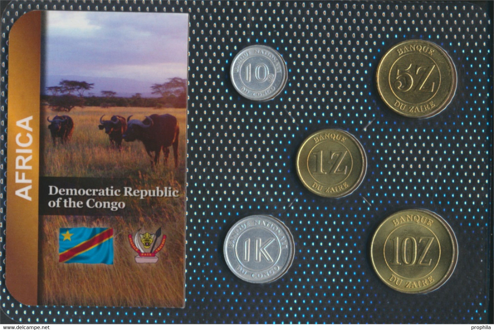 Kongo (Kinshasa) Stgl./unzirkuliert Kursmünzen Stgl./unzirkuliert Ab 1967 10 Sengi Bis 10 Zaires (9764166 - Congo (República Democrática 1964-70)