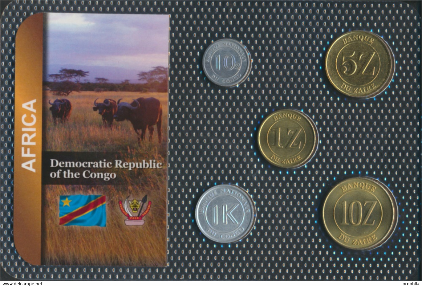 Kongo (Kinshasa) Stgl./unzirkuliert Kursmünzen Stgl./unzirkuliert Ab 1967 10 Sengi Bis 10 Zaires (9764170 - Congo (República Democrática 1964-70)