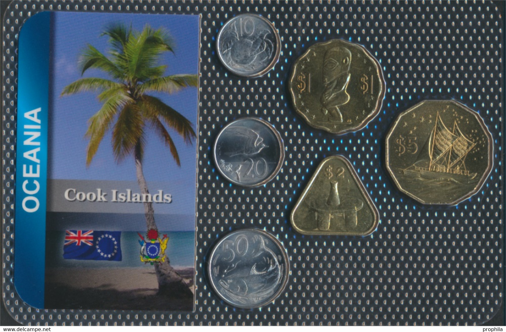 Cookinseln 2015 Stgl./unzirkuliert Kursmünzen 2015 10 Cents Bis 5 Dollars (9764160 - Cook Islands