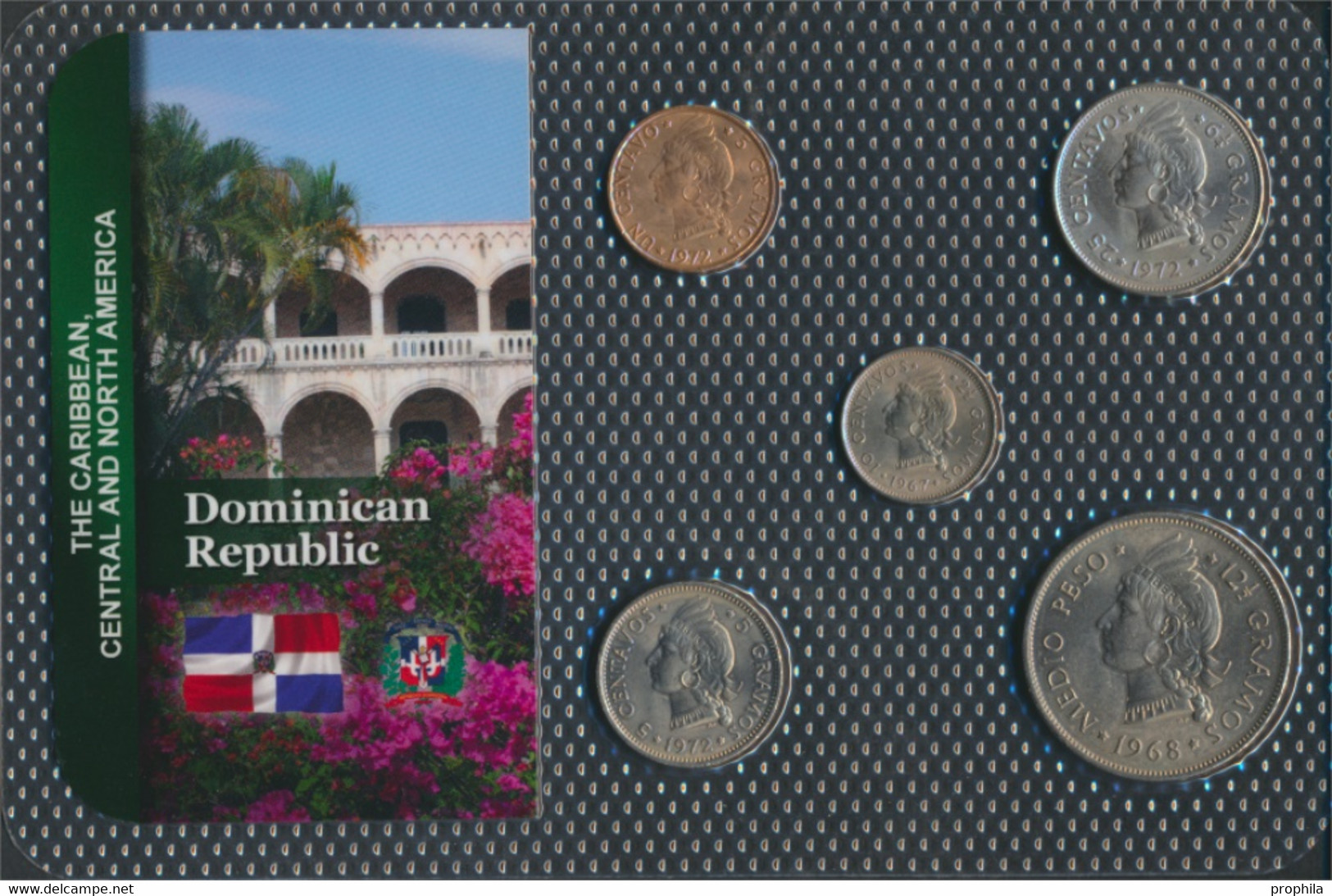 Dominikanische Republik Stgl./unzirkuliert Kursmünzen Stgl./unzirkuliert Ab 1937 1 Centavo Bis 1/2 Peso (9764331 - Dominikanische Rep.